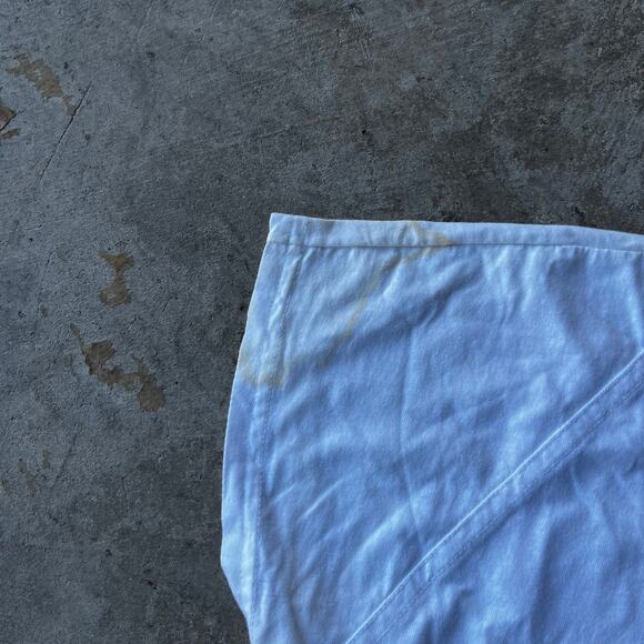 VINTAGE ADIDAS BABY TEE SHIRT WOMENS MEDIUM 80S 90S MADE IN USA WHITE TOP WHIMSY - Picture 5 of 6